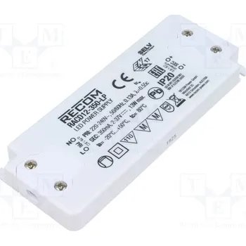 Napájecí zdroj pro osvětlení RECOM RACD12-350-LP