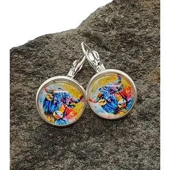 Náušnice Náušnice "Znamení: Býk" - 14mm