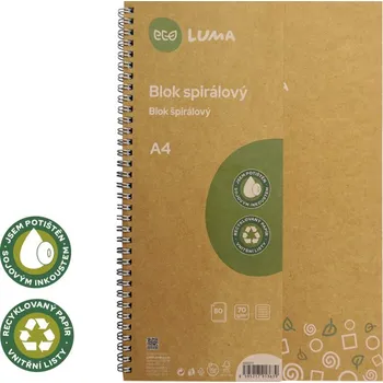 Blok spirála A4 80l ECO H235173