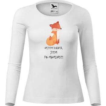 Dámské tričko DOBRÝ TRIKO Dámské bavlněné triko Liška Velikost: 3XL, Barva: Bílá