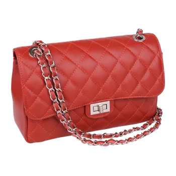 NovaKabelka.cz Kožená italská kabelka Eliana Argento Mattone