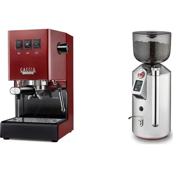 Kávovar Gaggia Classic E24, red + La Pavoni Cilindro