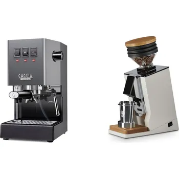 Kávovar Gaggia Classic E24 BC, grey + Eureka Mignon Single Dose, White …