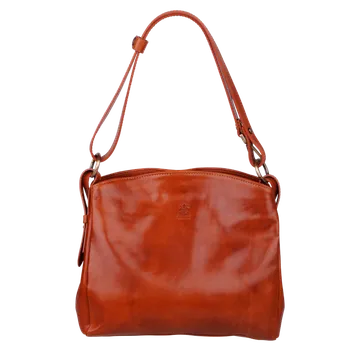 Kabelka NovaKabelka.cz Kožená italská kabelka Federica Camel