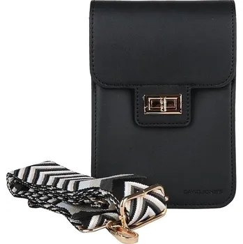 Kabelka Malá crossbody kabelka (taštička) na mobil David Jones CM7294 černá