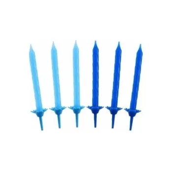 Dortová svíčka Dortové svíčky - MODRÉ / Světlá - tmavá