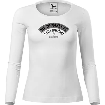 Dámské tričko DOBRÝ TRIKO Dámské bavlněné triko Mě nenasereš Velikost: 3XL, Barva: Bílá