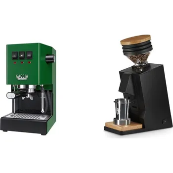 Kávovar Gaggia Classic E24, green + Eureka Mignon Single Dose, Black &…
