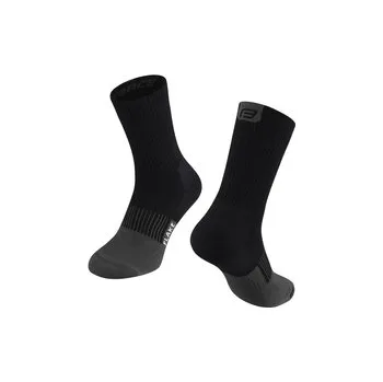 Pánské ponožky Force ponožky FLAKE termo L-XL/42-46, černo-šedá