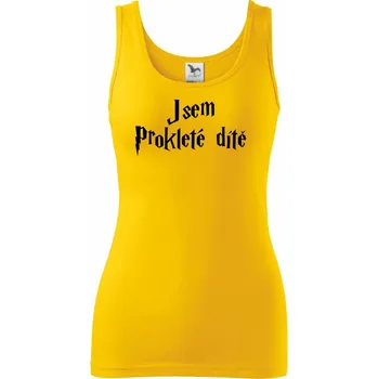 Dámské oblečení Prokleté dítě - Dámské tílko - S ( Žlutá )