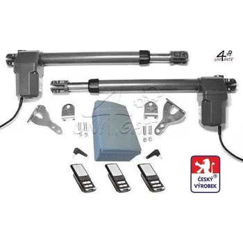 Pohon brány Sestava pohonů TURN 100 ECO CZ pro dvoukřídlou bránu do 5m