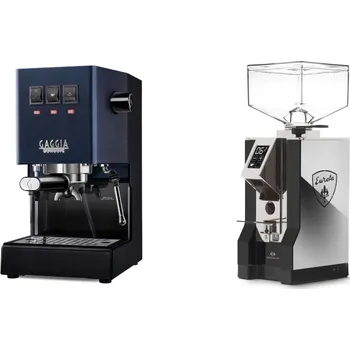 Kávovar Gaggia Classic E24 BC, blue + Eureka Mignon Specialita, NX black