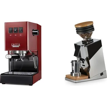 Kávovar Gaggia Classic E24, red + Eureka Mignon Single Dose, Chrome &…