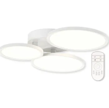 TOP-LIGHT Merkur B RC Stropní designové LED světlo MERKUR B RC, 50W, dálkové ovládání, kulaté, bílé