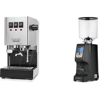 Příprava kávy Gaggia Classic E24 BC, stainless steel + Eureka Atom Specialty…