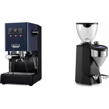 Kávovar Gaggia Classic E24, blue + Rocket Espresso FAUSTO 2.1, black