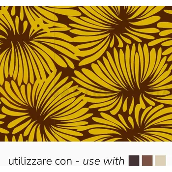 Čokoládová tyčinka Transferové fólie na zdobení čokolády, 30 kusů s motivem žlutého květu | PAVONI, SD203SB