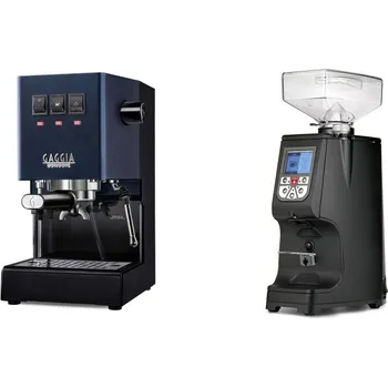 Kávovar Gaggia Classic E24, blue + Eureka Atom 60, black