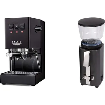Kávovar Gaggia Classic E24 BC, black + ECM C-Manuale 54, anthracite