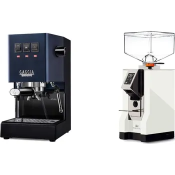 Kávovar Gaggia Classic E24, blue + Eureka Mignon Perfetto, CR white