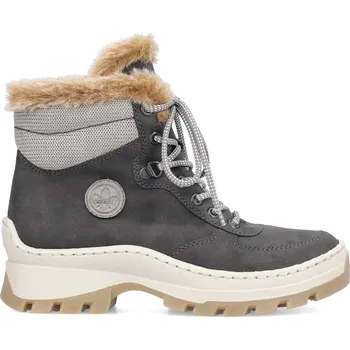 Dámské kozačky Dámská kotníková obuv RIEKER X9335-45 šedá #Velikost: 38