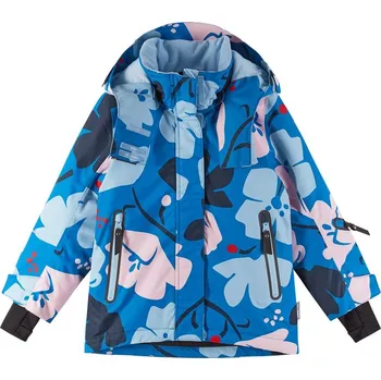 Kojenecká bunda REIMA dívčí zimní membránová bunda Kiiruna Bright Blue vel. 128 cm