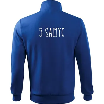 Pánská mikina 5 samyc - Mikina bez kapuce Adventure - XL ( Královská modrá )