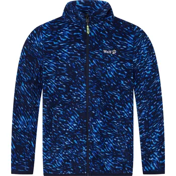 Chlapecká mikina Chlapecká fleecová mikina tm. modrá WOLF B2444 Velikost: 116