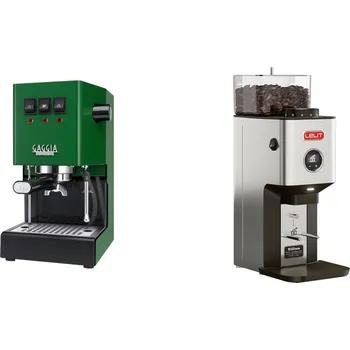 Kávovar Gaggia Classic E24, green + Lelit William PL72