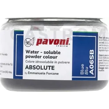 Výroba svíčky Modré barvivo v prášku 50 g | PAVONI, A06SB