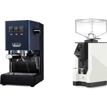 Kávovar Gaggia Classic E24, blue + Eureka Mignon Specialita, BL white