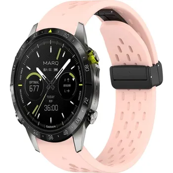VSECHNONAMOBIL 94038 AIRY Silikonový řemínek pro Garmin Epix Pro Gen 2 47mm růžový