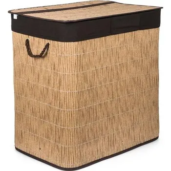 Koš na prádlo Koš na prádlo G21 150 l s rozdělovači, ratanový design s hnědým košem