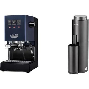 Kávovar Gaggia Classic E24, blue + Felicita F47, black