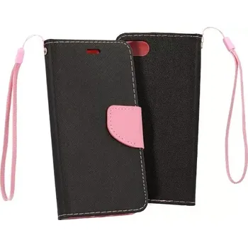Pouzdro na mobilní telefon Fancy Book case - HUAWEI Mate 10 Lite Černo-Růžové