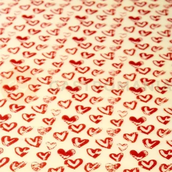 Čokoládová tyčinka Transferové fólie na zdobení čokolády, 30 kusů s motivem valentýnského srdce | PAVONI, SD235SB