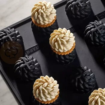 Kuchyňská sůl Silikonová forma na monoporce - 400x300 mm - Façon Saint-Honoré 20 ml | PAVONI, PX4399S