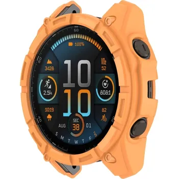 VSECHNONAMOBIL 95955 TPU HALF COVER Kryt pro Garmin Enduro 3 oranžový