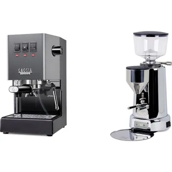 Kávovar Gaggia Classic E24 BC, grey + ECM V-Titan 64