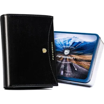 Peněženka Velká, kožená pánská peněženka bez vnější spony