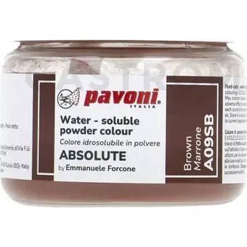 Výroba svíčky Hnědé barvivo v prášku 50 g | PAVONI, A09SB
