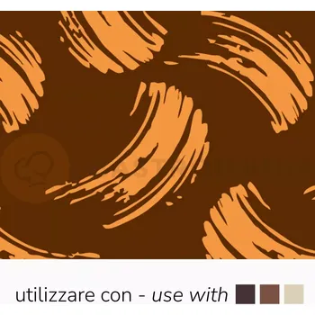 Čokoládová tyčinka Transferové fólie na zdobení čokolády, 30 kusů s motivem zlatých tahů štětcem | PAVONI, SD200SB