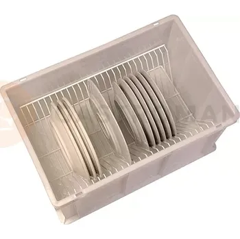 Plastové stojany na talíře pro nádoby řady Europa - 26 kusů, max. průměr 320 mm | PAVONI, GRIGLIA26