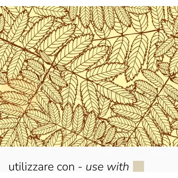 Čokoládová tyčinka Transferové fólie na čokoládové dekorace, 30 ks v hnědých listech | PAVONI, SD218SB