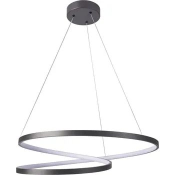 LED Lustr na lanku ZEFIRA LED/52W/230V 4000K pr. 60 cm antracit