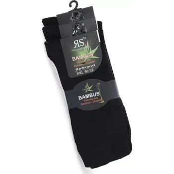 Pánské ponožky Pánské nadměrné XXXL bambusové ponožky bez gumiček RS
