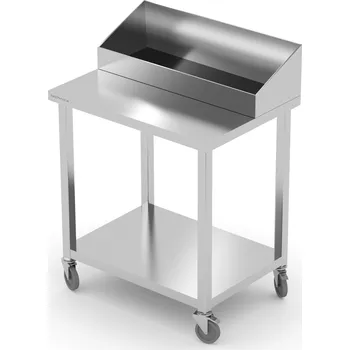 Úklidový vozík Zásobník na příbory a tácy 650x510x1100 mm | TECHNICA, 4266550