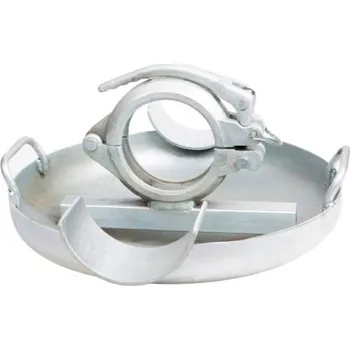 kanalizace BETO DISK- UPÍNACÍ SET - Ocelový komplet pro DN 125 mm s uchy a sponou 5.1/2" VICT.