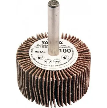 Brusný kotouč Yato Kotouč lamelový radiální 40x20 P-40 s hřídelí 6 mm