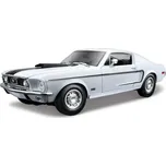 MAISTO 1968 Ford Mustang GT Cobra Jet bílá 1:18